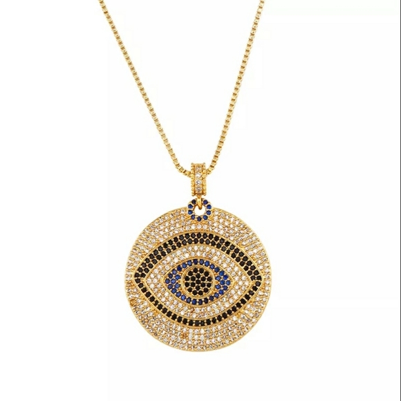 Jewelry - ZIRCONIA LONG CHAIN ROUND NECKLACE
